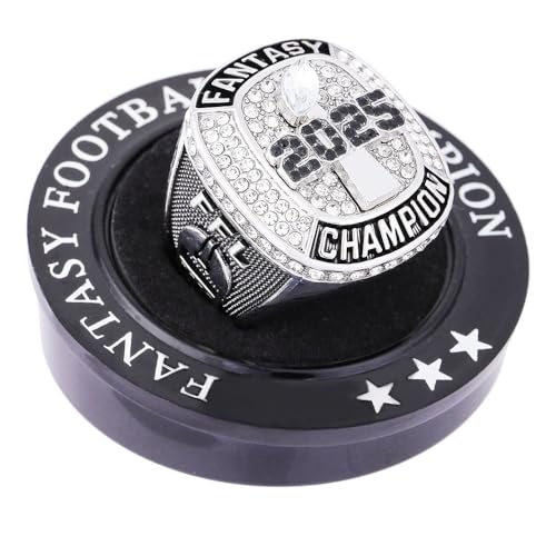Fantasy Football Championship Ring Trophy Award 2025 - 6/11