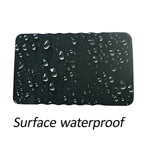 AebDerp EVA-Soft 2pcs Premium Thick Kneeling Pad 18x11in Garden Knee Pads Black