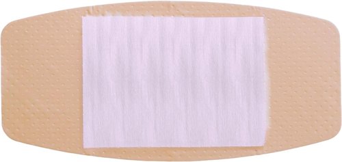 100 Extra Large Adhesive Bandage Patch – 2’’x4.5’’ Sterile Sheer Plastic Bandages Breathable & Flexible with Non-Stick Pad and 4 Sided Seal, Latex Free for First Aid Kit Wound Care (100)
