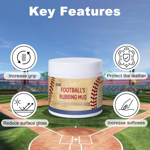 Football Mud for Enhanced Grip and Darkening Leather