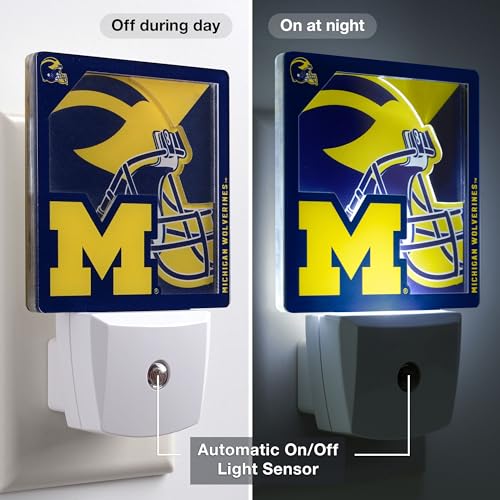 NCAA Team Logo Nite Light with Laser-Cut Design