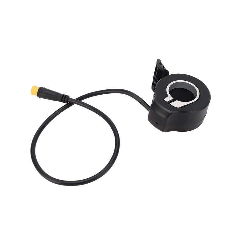 WQAPVHBG Bike Throttle, 130x 5V E Bike Thumb Speed Control, 3 Pin Plastic Electric Throttle Control of Accessories Tools for Electric Bikes and Scooters with 22.2mm/0.87in Handlebars