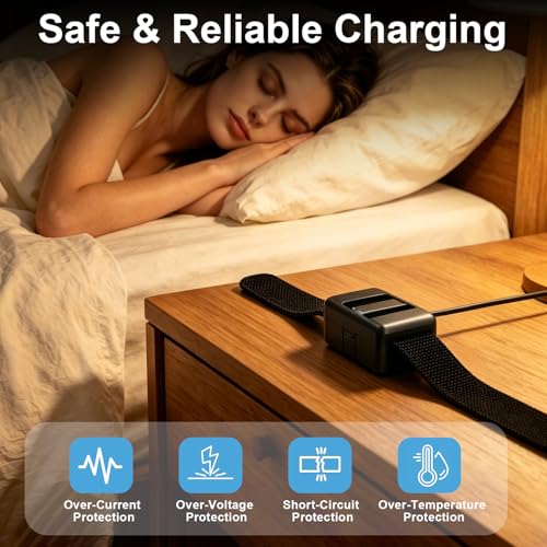Black Hume Band 1.0 Charger Dock - Portable Magnetic Charging Stand for Tracker