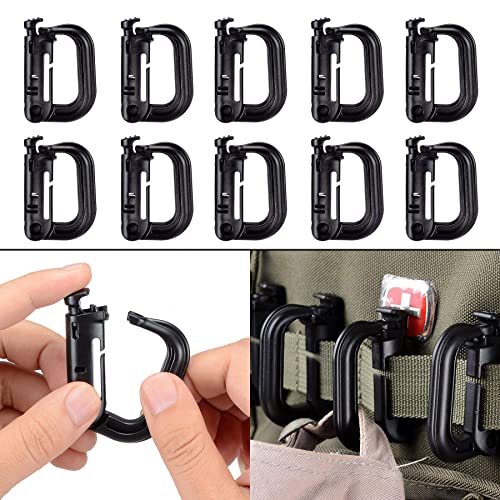 Pack of 30 BOOSTEADY Tactical MOLLE Gear Attachments for Backpack, Belt & Vest