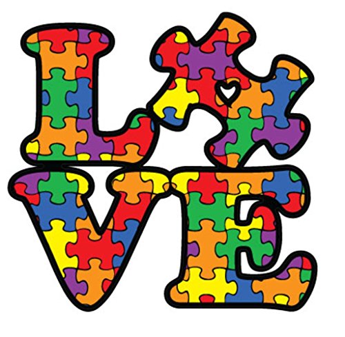 Autism Awareness Puzzle Piece Car Decal - 5-Inch Durable Vinyl Sticker
