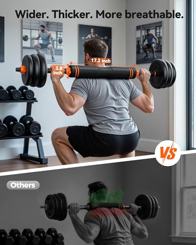 Adjustable Dumbbell Set, 5-in-1 Free Weight 45LB (22.5LB Pair) for Home Gym