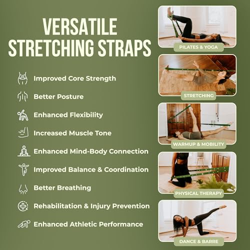 Two8 Fabric Resistance Bands Pilates Set for Home Workouts