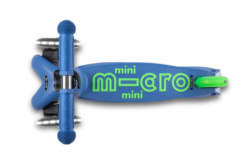 Micro Kickboard | Mini LED Kids Scooter for Ages 2-5 | Children up to 110 lbs | 3 Wheel Lean-to-Steer Design | Adjustable T Bar | Smooth Ride, Motion Activated PU LED Wheels | Swiss Design