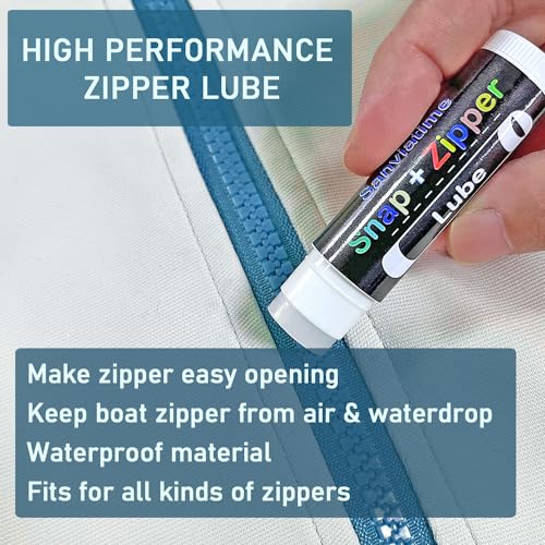 Zipper Wax Stick Lubricant - 4 Pack Snap & Zipper Wax