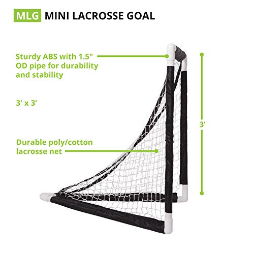 Portable Mini Lacrosse Goal for Kids - Backyard Shooting Practice