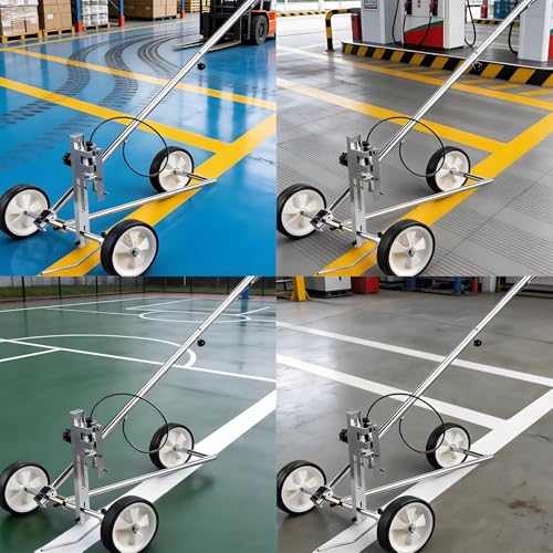 Portable Line Marking Machine - Hand Push Cold Paint Striper