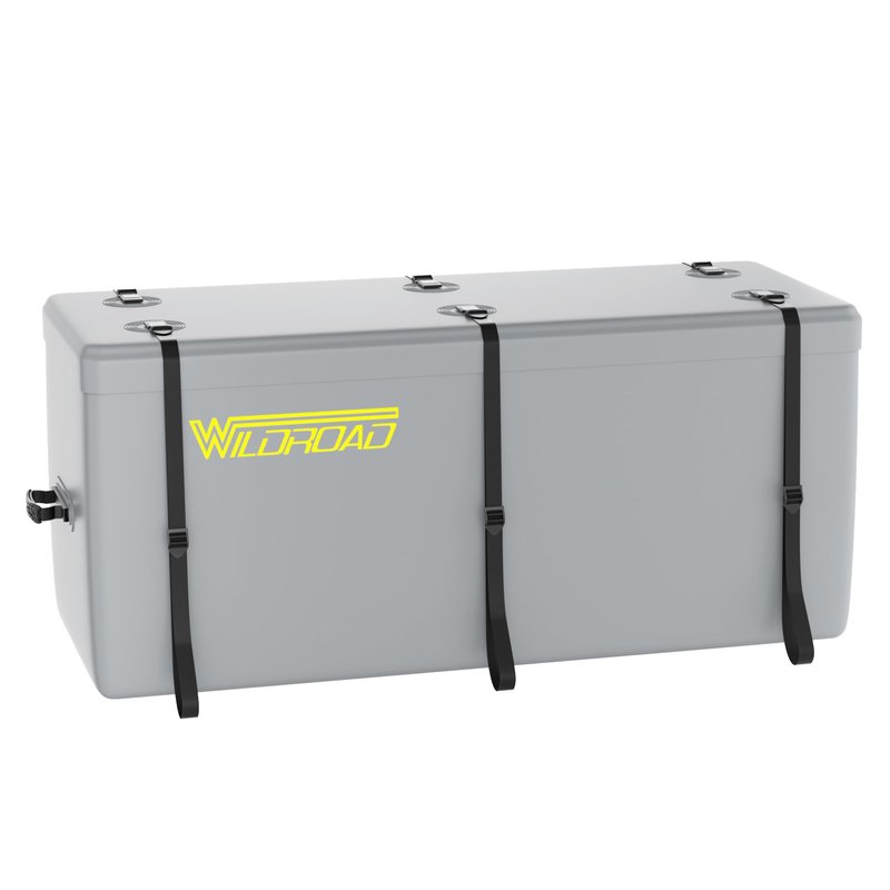 WILDROAD Hitch Cargo Carrier Bag 100% Waterproof 58.5" x 22" x 25" Hitch Cargo Bag 18.2 Cubic Feet Include 6 Reinforced Straps for Truck Pickup All Vehicle