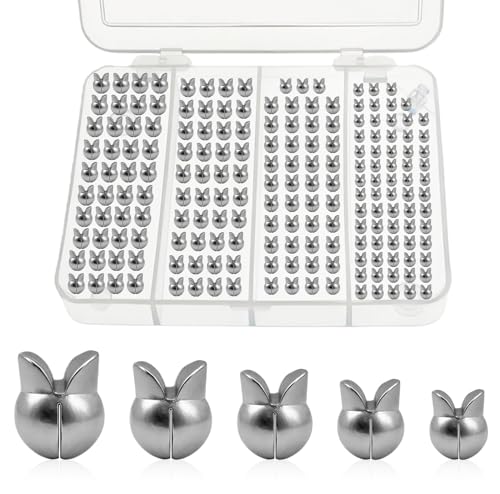 180pcs Split Shot Fishing Weights - Adjustable Clip On Sinkers 0.5g-2g