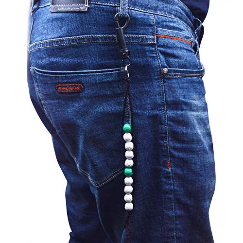 Golf Score Counter Beads - 2pcs Green & White Stroke Tracker
