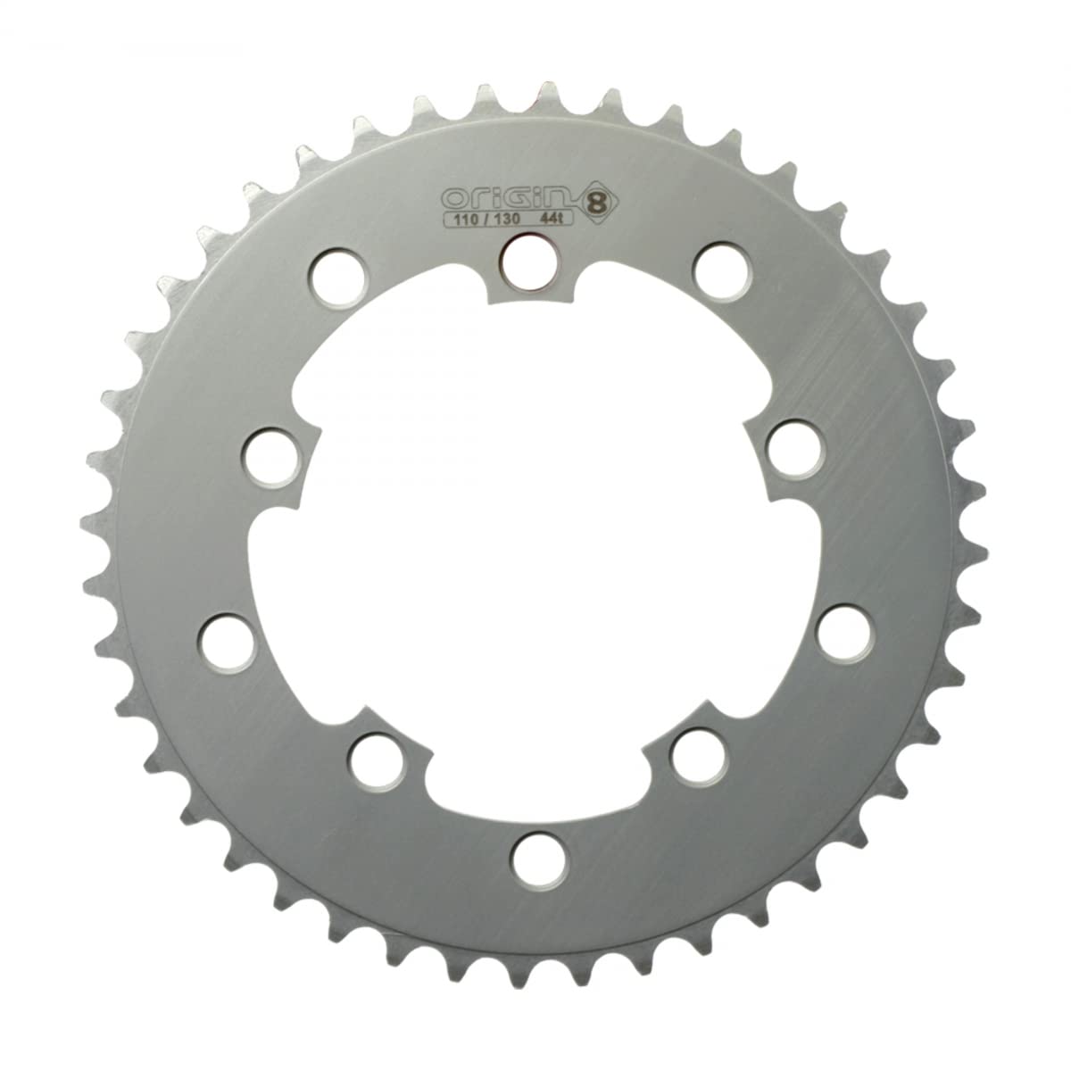 Origin8 BMX/Singlespeed/Fixie Chainring, 44t, 110/130 BCD, 1/8, Silver