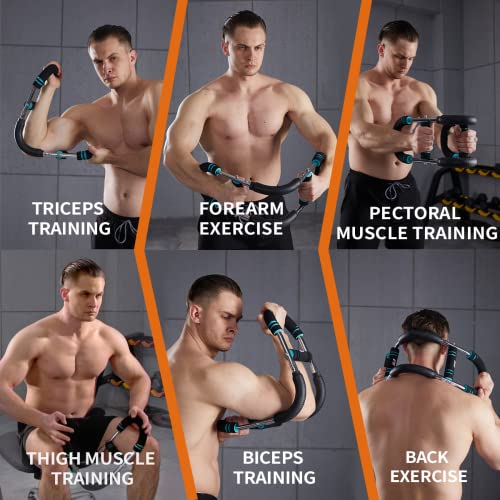 Adjustable Chest Trainer - 60-110Lbs Twister Arm Trainer - Blue