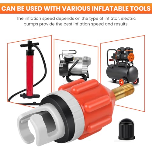 Inflatable Paddle Board Pump Adapter - 2PCS Schrader Valve