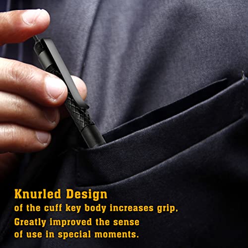 Tactical Pocket Cuff Key - Durable Black Finish for Standard Handcuffs