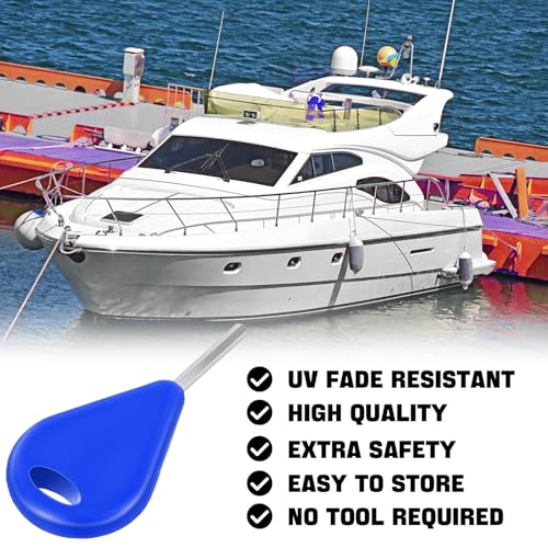 Surfboard Fin Key Set with 24 Screws - Blue