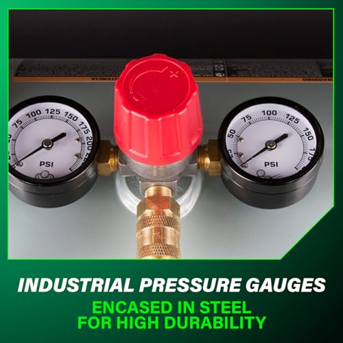10 Gallon Air Tank - ASME Certified with 5 Quick Connect Couplers