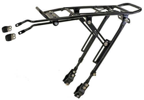 M-Wave M-Wave 440174 One-4-All Luggage Rack, 20-29-Inch, Aluminium, Black