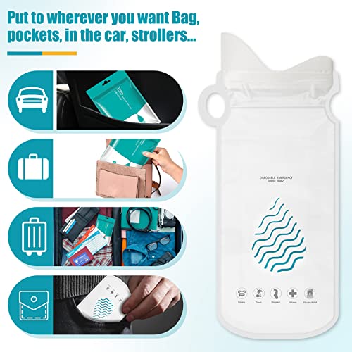 700cc Disposable Urine Bags - 12 Pack for Camping & Travel