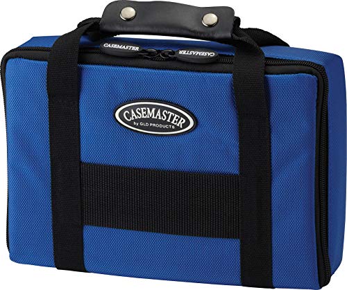 Casemaster Classic Blue Nylon Dart Case for 12 Darts & Accessories - Large Variation