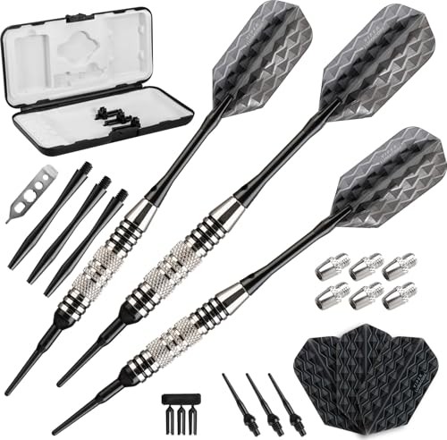 Viper Bobcat Adjustable Soft Tip Darts 16-19g with Case & Accessories