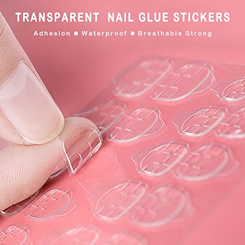 840PCS Double Sided Nail Adhesive Tabs - 35 Sheets