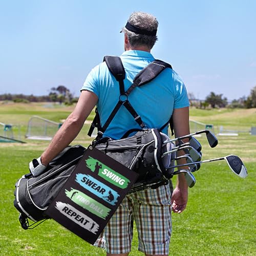 Funny Golf Towels - Super Absorbent Waffle Microfiber - Golf#3