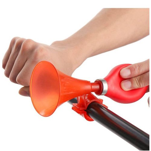 YehVeh 3 Pack Toddler Balance Bike Bell Toddler Tricycle Bells Kids Bike Horn Bugle Horn Retro Clown Air Horn for Baby Balance Bike Red Rider Trike No Pedal Push Bicycle Girls Bike with Training Wheel