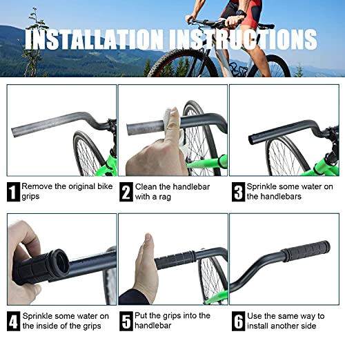 Bicycle Handlebar Grips with Pink Tassels for Kids