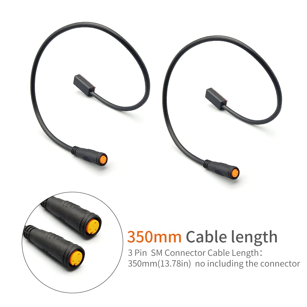 Ebike Brake Sensor MS-BK-2R for Electric Bicycles Hydraulic Cut Off Power Brake System 2 Pin/3 Pin SM/Waterproof Connector Plug Ebike Accessories (Waterproof Plug-1 Pair)
