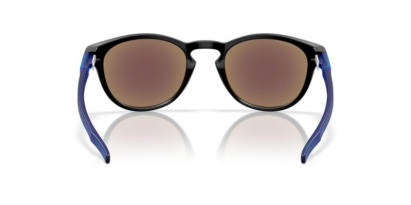 Oakley OO9265 Latch Sunglasses, Matte Black/Prizm Sapphire, 53 mm