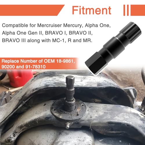 Hinge Pin Tool for Mercruiser & Alpha One - Carbon Steel