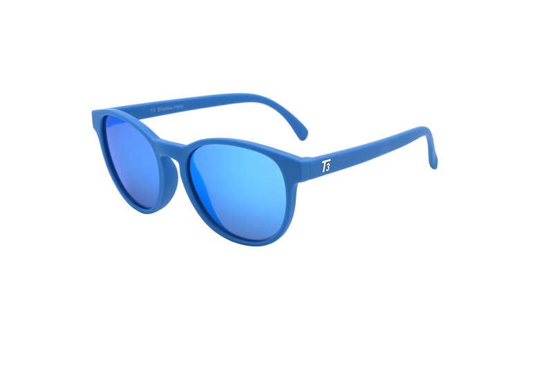 T3 Shades Men's and Women's Polarized Sunglasses with UV400 protection, Blue