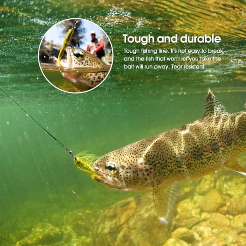 Stainless Steel Fishing Wire Leaders with Swivels - 6in 31LB 20pcs