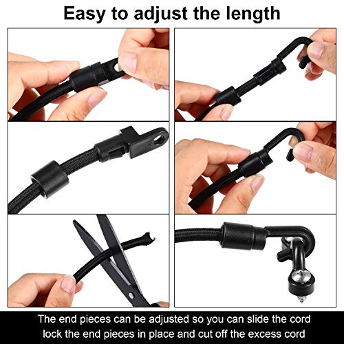18 Inch Rod Strap Holder - 4 Pcs Deck Mount for Boat Rods
