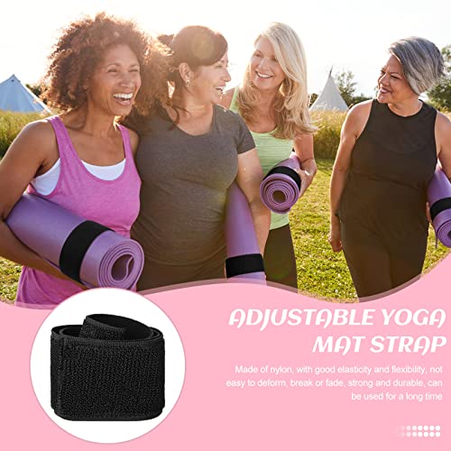 Adjustable Yoga Mat Straps - 4 Pack Heavy Duty Nylon Holders