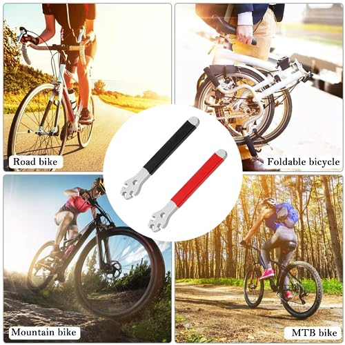 Bicycle Spoke Wrench Set - 2 Durable Tools with Anti-Slip Handle