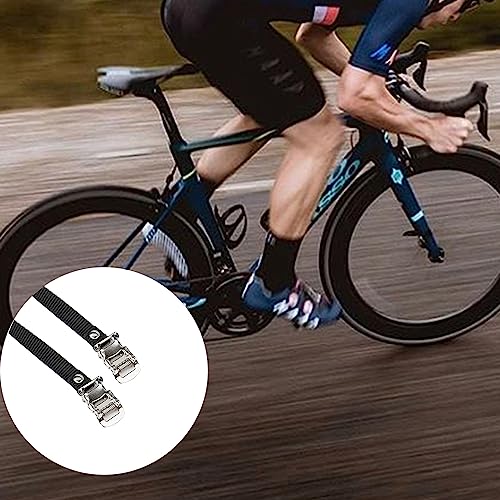 Adjustable Bike Pedal Straps - Universal Replacement for Exercise Bikes