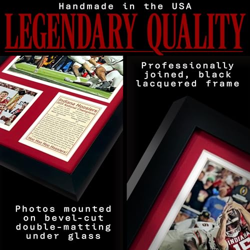 Indiana Hoosiers 2025 CFP National Champions Framed Collage - 12"x15"