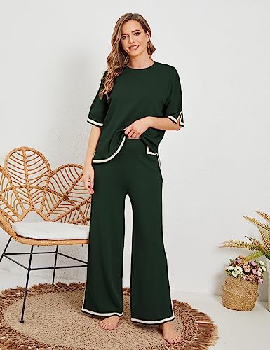 Tanming 2-Piece Women's Lounge Set XS-Sn Army Green XL