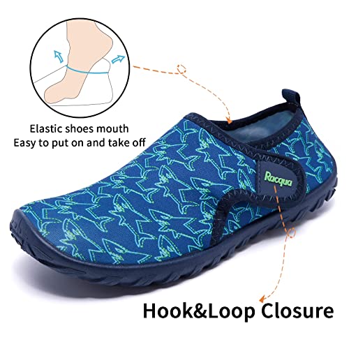 Kids Aqua Water Shoes - Lightweight Quick Dry - Big Kid Shark