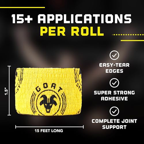Super Stretchy Thumb Tape for Weightlifting & Cross Training - 15 Feet