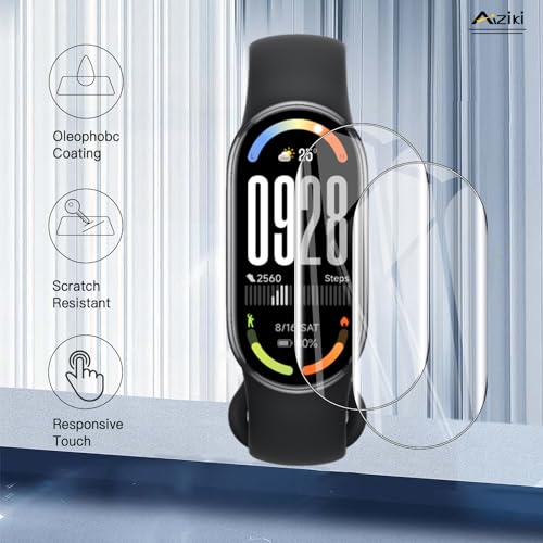 Xiaomi Smart Band 10 Screen Protector - Flexible TPU Film (6 Pack)