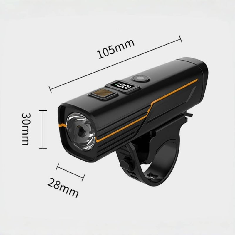 Night Eyes Bike Lights 2 Pack, USB C Rechargeable Bicycle Headlight and Taillight Set, IPX6 Waterproof LED Front Rear Light, Easy Tool-Free Installation for Cycling Night Riding Safety