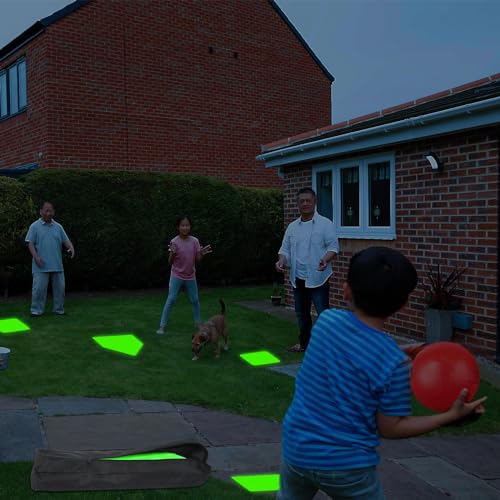 Baseball Bases and Home Plate Set - Fluorescent Green