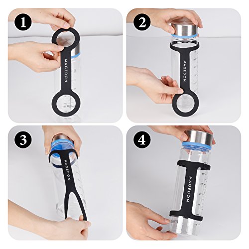 MAGEDON (2 pack) Water Bottle Carrier Grip,Water Handle Grip,Cup