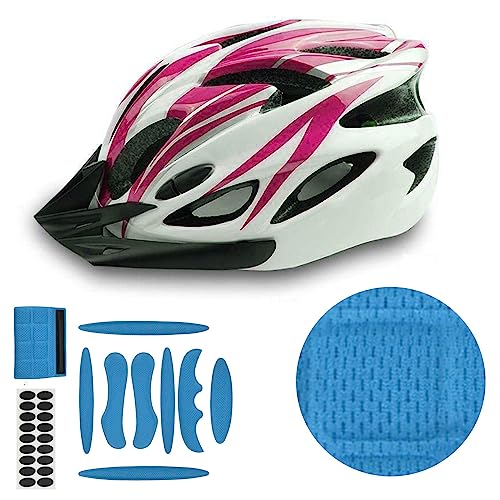 Universal Helmet Padding Kit - Shock-Absorbing Foam Pads - Blue